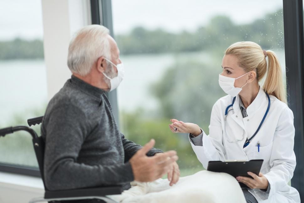 Doctor discussing a treatment plan with a patient